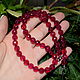 Chic red ruby spinel beads. Beads2. naturalkavni. My Livemaster. Фото №4