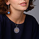 Серьги-протяжки со вставкой из матового титана. Серьги классические. LanaMuransky Jewellery. Ярмарка Мастеров.  Фото №4