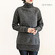 Sweater women's knit color: grey. Sweaters. CUTE-KNIT by Nata Onipchenko. My Livemaster. Фото №4