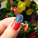 Ring with sapphires 'Florence'. Rings. Fashion shop. Online shopping on My Livemaster.  Фото №2