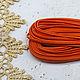 Belarusian soutache 2,5 mm Orange 1 meter, Cords, Solikamsk,  Фото №1