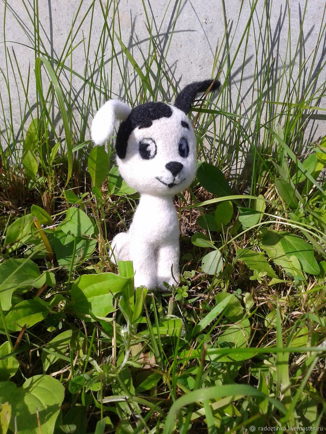 Щенок ( собака) Шарик и Гав герой мультфильма ссср, валяная ирушка в ...