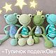 Лягушата вязаные, Амигуруми куклы и игрушки, Москва,  Фото №1