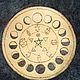 lunar calendar phases of the moon, 5 symbols, the altar, lunnitsa, pentacle. Altar of Esoteric. magics-cave. Online shopping on My Livemaster.  Фото №2