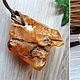 Amber. The pendant 'Boulder' amber. Pendants. Frollena II. Natural Baltic amber. My Livemaster. Фото №5
