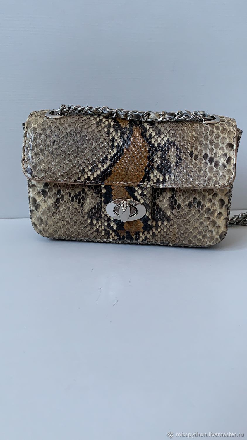 Python Leather Crossbody Bag, Crossbody bag, Izhevsk,  Фото №1