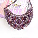 Necklace 'Purple chic', Necklace, St. Petersburg,  Фото №1