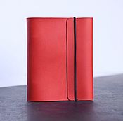Канцелярские товары handmade. Livemaster - original item Leather notebook with rings compact A6 Notepad made of genuine leather. Handmade.