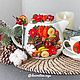 Чайник керамический белый с декором из полимерной глины. Чайники. decorative.cups_. Ярмарка Мастеров.  Фото №8