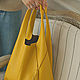 Bag Bag Leather Yellow Bag Package Hobo Shopper. Sacks. BagsByKaterinaKlestova (kklestova). Online shopping on My Livemaster.  Фото №2