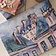 Order Oil painting of the Roof of Paris (beige gray-green urban landscape). Pastelena. Livemaster. . Pictures Фото №3