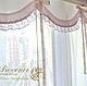Blinds Roman in the nursery with festoons of Shabby Chic. Curtains to order. Sewing curtains Krasnodar.