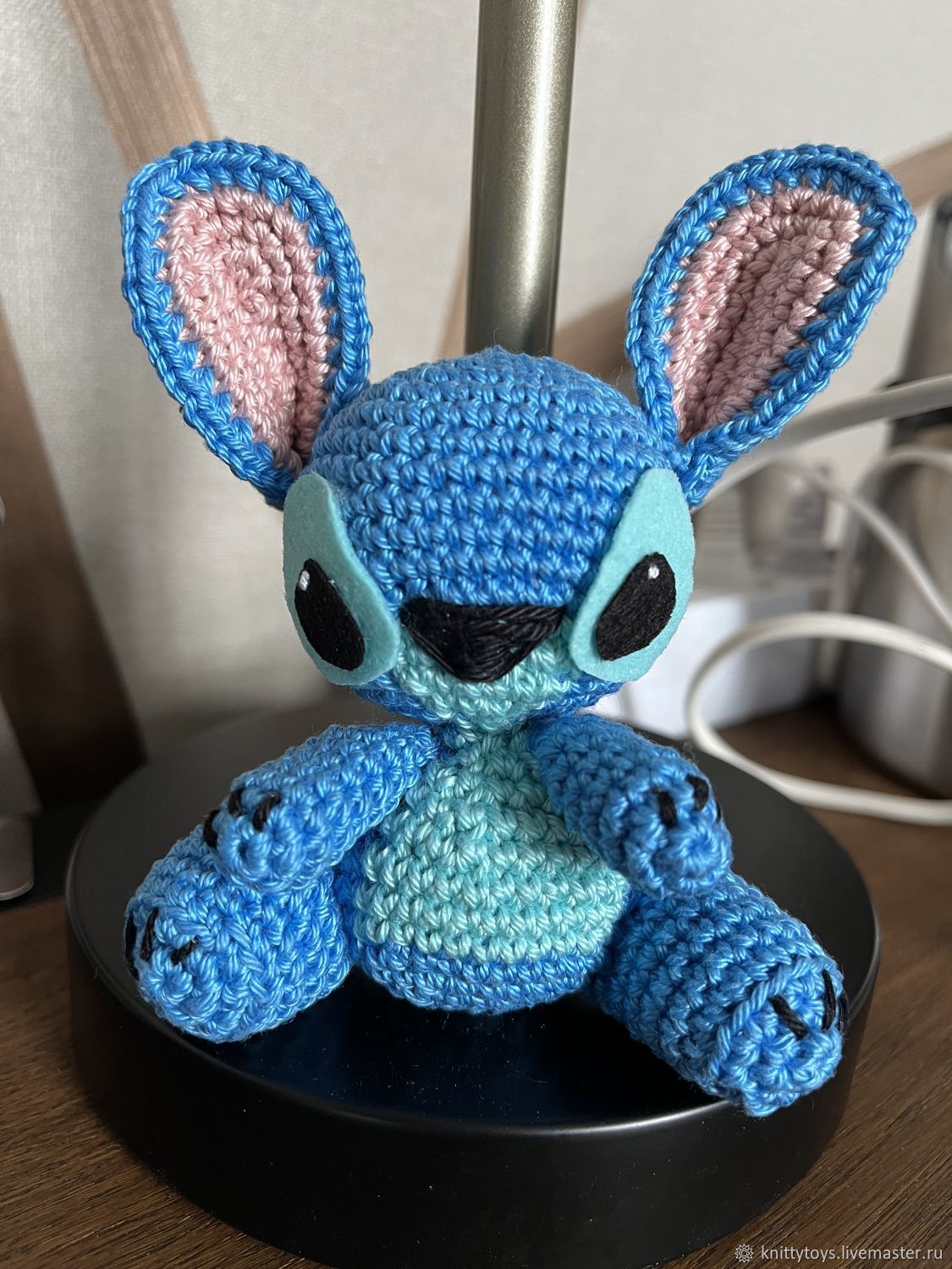 Стич вязаная игрушка из мультфильма "Лило и Стич" в интернет-магазине ...