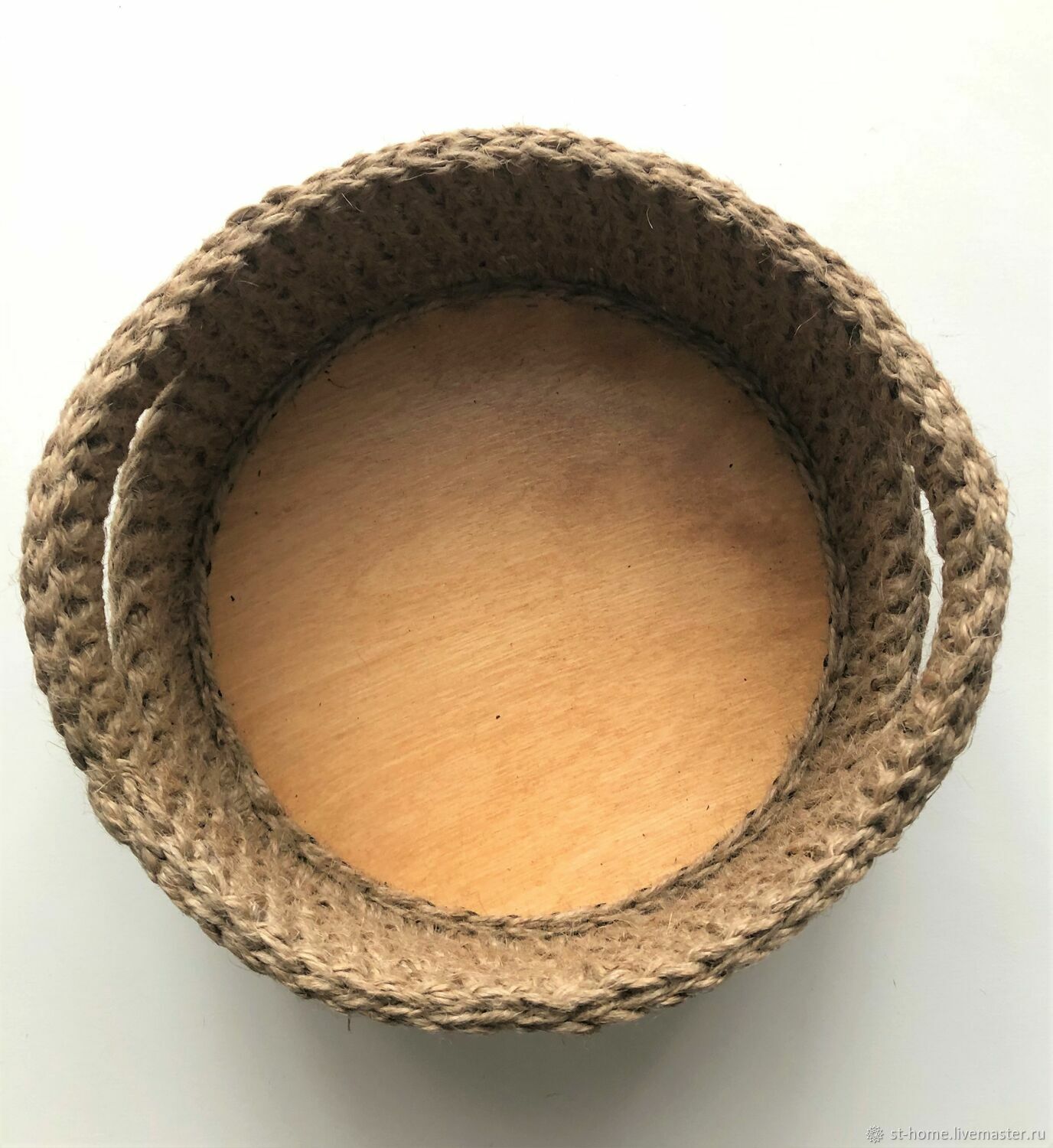 Коробка из джута круглая – купить онлайн на Ярмарке Мастеров – S0R06RU ...