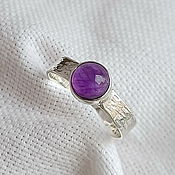Украшения handmade. Livemaster - original item Ring with amethyst.. Handmade.