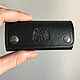 Key holder genuine leather 6 keys. Housekeeper. Dmitriy Zhuravlev. Online shopping on My Livemaster.  Фото №2