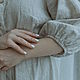Платье женское льняное Платье-рубашка из натурального льна. Платья. Одежда изо льна ELENLINE. Ярмарка Мастеров.  Фото №5