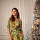 Dress with a smell knitted ' Flower geometry'. Dresses. Alexandra Maiskaya. Online shopping on My Livemaster.  Фото №2