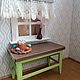 Textiles Curtain tulle for Dollhouse, Doll houses, Schyolkovo,  Фото №1