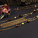Order Unusual Tiger Eye Beads AUTUMN GOLD buy beads. Amorella - Beads. Livemaster. . Necklace Фото №3