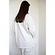 Рубашка унисекс из крапивной ткани Nettle Twill Baker Shirt White. Рубашки. VÄN Studio. Ярмарка Мастеров.  Фото №4