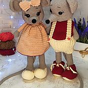 Куклы и игрушки handmade. Livemaster - original item Stuffed toys: knitted rats.. Handmade.