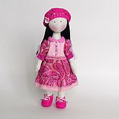 textile doll Nadia. interior doll