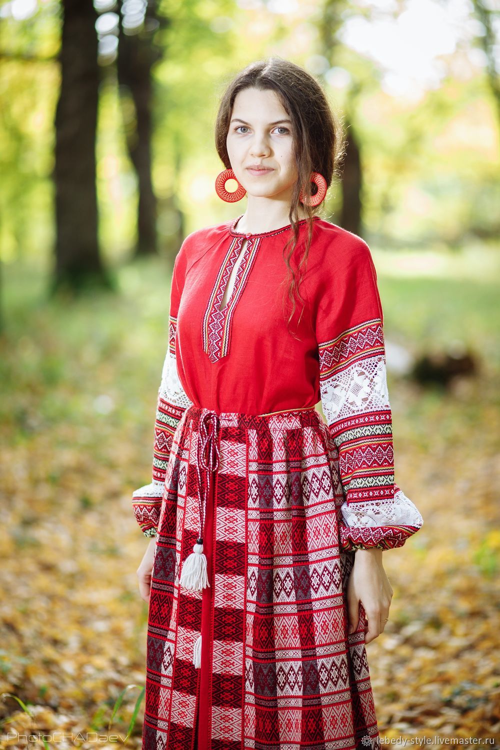 Платья в русско народном стиле