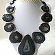 Order Necklace Classic geodes of AGATE, onyx beads. Dorida's Gems (Dorida-s-gems). Livemaster. . Necklace Фото №3
