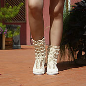 Обувь ручной работы handmade. Livemaster - original item Summer boots 