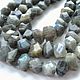 Labradorite beads faceted stones friform 15-16mm. Beads1. Businka (businkamag). Online shopping on My Livemaster.  Фото №2