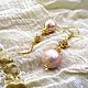 Earrings 'Cream liqueur' ( pearls Kasumi-like). Earrings. Pani Kratova (panikratova). My Livemaster. Фото №4