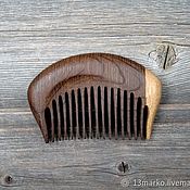 Сувениры и подарки handmade. Livemaster - original item Wooden comb made of bog oak. Handmade.