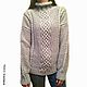 Sweater women's Sparkling snow, sequins, wool, cashmere, Sweaters, Voronezh,  Фото №1
