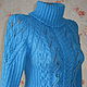 Order Women's sweater with leaves and.. Turtleneck. In the rhythm of time. Knitting.. Livemaster. . Sweaters Фото №3