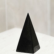 Сувениры и подарки handmade. Livemaster - original item Pyramid of shungite polished high 5 cm. Handmade.