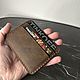 Заказать Картхолдер из натуральной кожи. O.L.S'you Leather crafts. Ярмарка Мастеров. . Картхолдер Фото №3