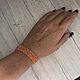 Braided bracelet,beaded bracelet. Braided bracelet. Kairos. Online shopping on My Livemaster.  Фото №2