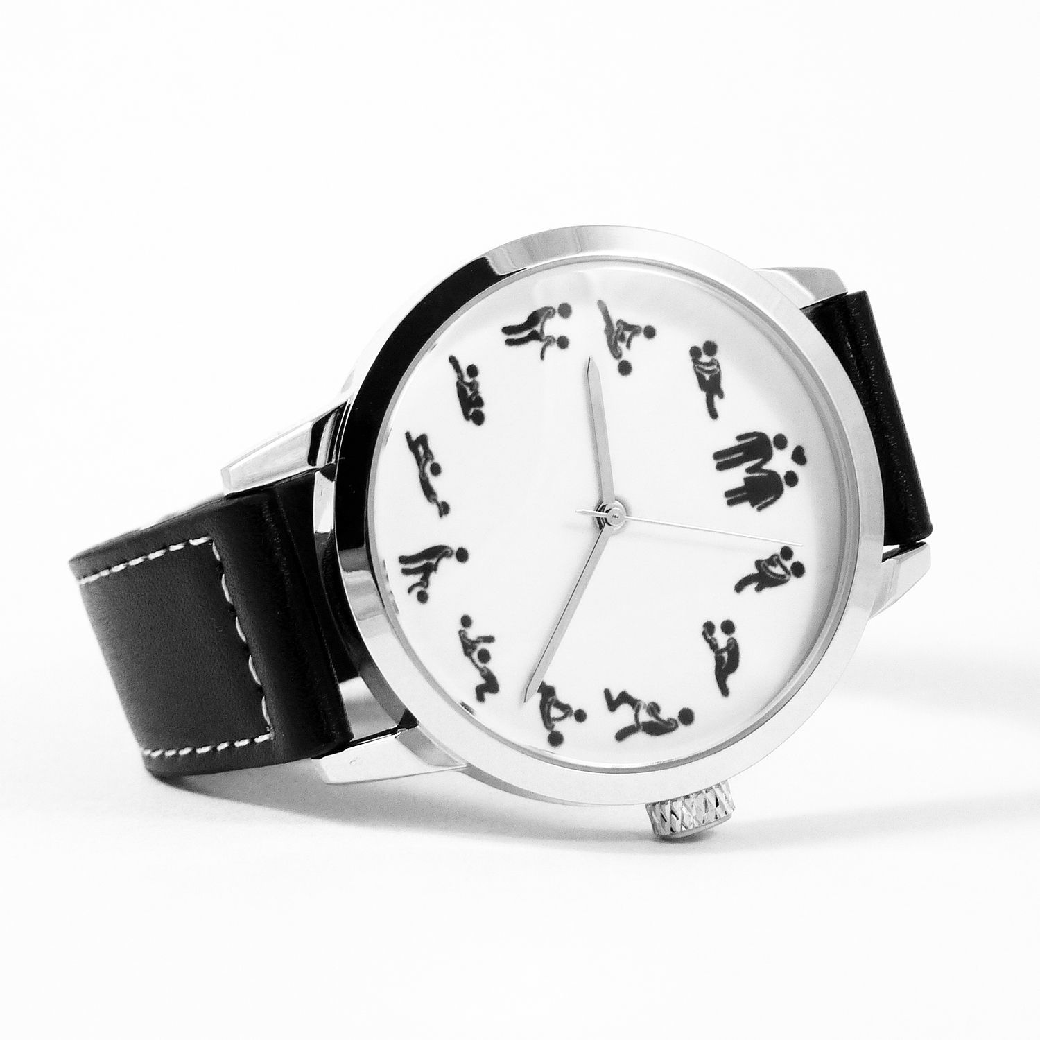 Часы C Позами Камасутры (На Белом) в интернет-магазине Ярмарка Мастеров по цене 3000 ₽ – 1G10PRU
