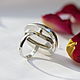 Ring with quartz-hair stone 'Graphics', silver, tourmaline quartz. Rings. EdGems jewerly. My Livemaster. Фото №6