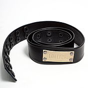 Аксессуары handmade. Livemaster - original item Belt made of genuine soft cow leather. Handmade.