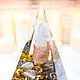 Orgonite pyramid, space harmonizer with quartz crystal. Ritual attributes. Worldorgonite. My Livemaster. Фото №5