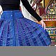 Юбка-павлин "Фиолетовый Ультрамарин", Юбки, Москва,  Фото №1