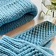 Вязаный комплект шапка и варежки ручной работы. Шапки. Wool_place. Интернет-магазин Ярмарка Мастеров.  Фото №2