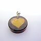  ' Loving Heart' Baltic Amber K-826, Pendant, Svetlogorsk,  Фото №1