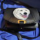 Leather bag with dog's portrait. Crossbody bag. Furmani. Online shopping on My Livemaster.  Фото №2