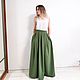 Юбка в пол. Юбки. Sati Dresses (satidresses). Ярмарка Мастеров.  Фото №4