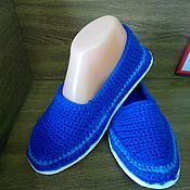 Обувь ручной работы handmade. Livemaster - original item Home Slippers. Handmade.