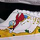 Заказать Кастомизация Nike AIR Fors "СкруджМакдак" .Роспись кроссовок. Надежда Ларионова. Ярмарка Мастеров. . Кроссовки Фото №3