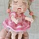 Заказать Кукла вязанная крючком 15см , кукла малышка, кукла плакса, кукла bjd. Весёлый клубок. Ярмарка Мастеров. . Амигуруми куклы и игрушки Фото №3